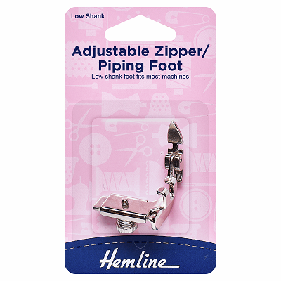 H161 Zipper Foot: Adjustable 